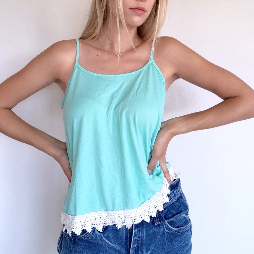 Teal tank